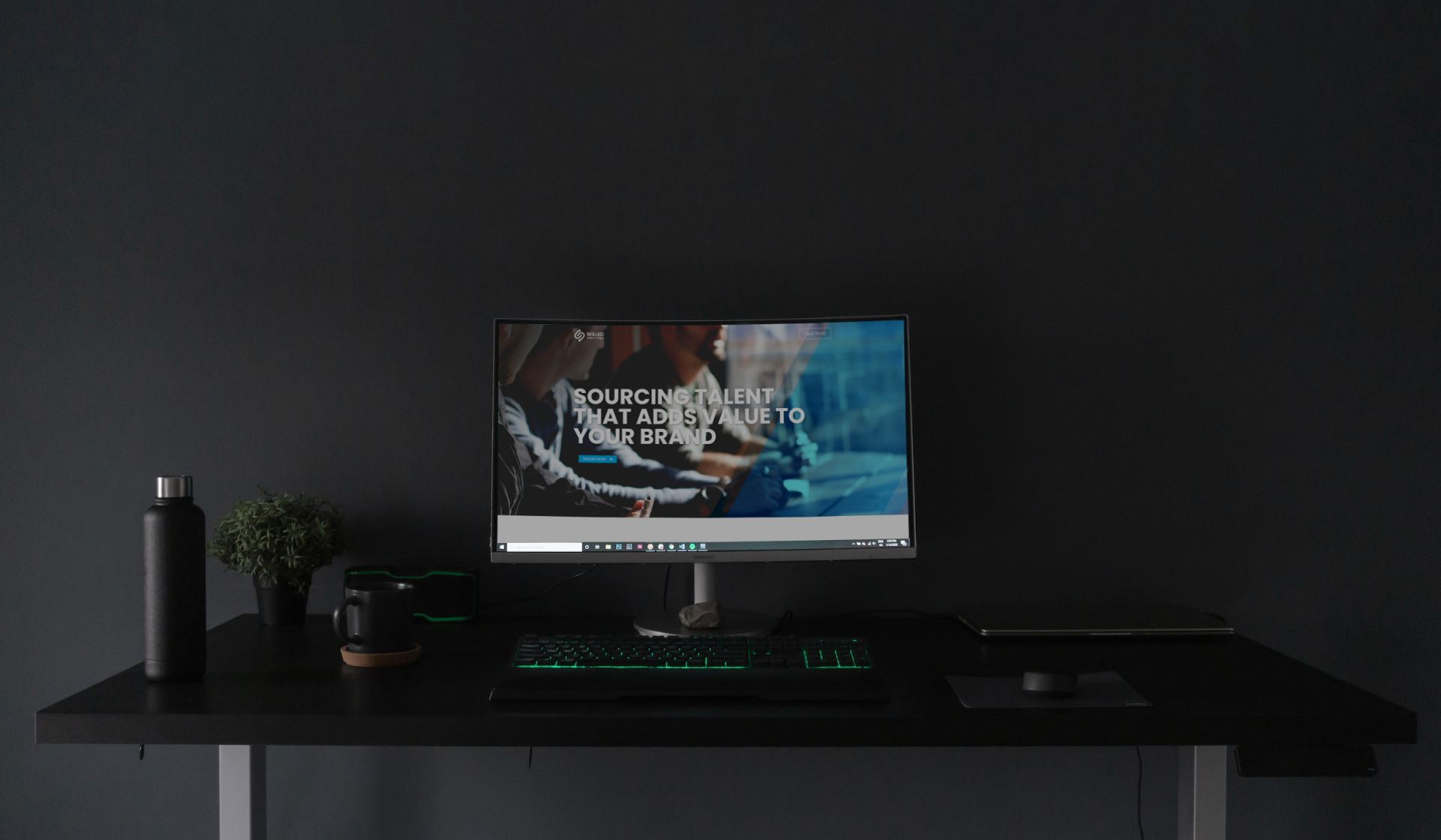 Remote professional at work